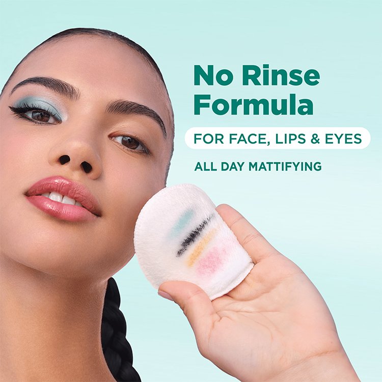 No rinse formula for face, lips, & eyes